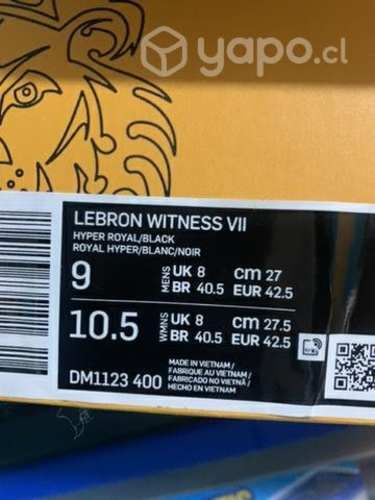 Zapatillas de basquetNike lebron witness hombre 7
