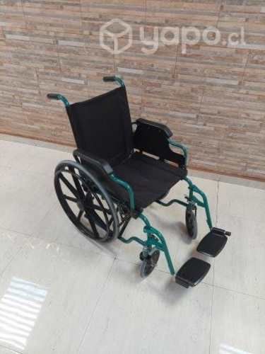 Silla De Ruedas, Ruedas Macizas, Plegable - Nascar