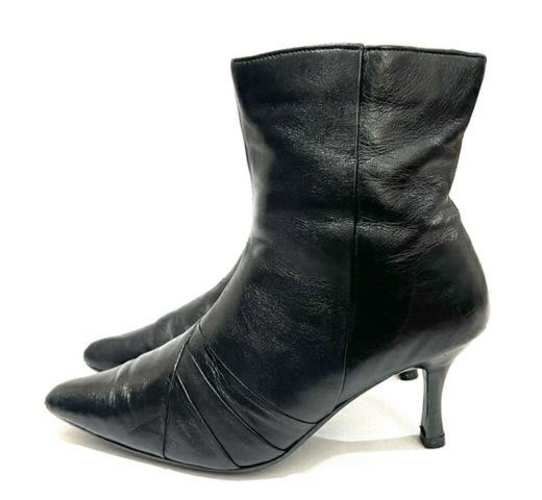 Botín 100% Cuero Marca Apology London N*39 Negro