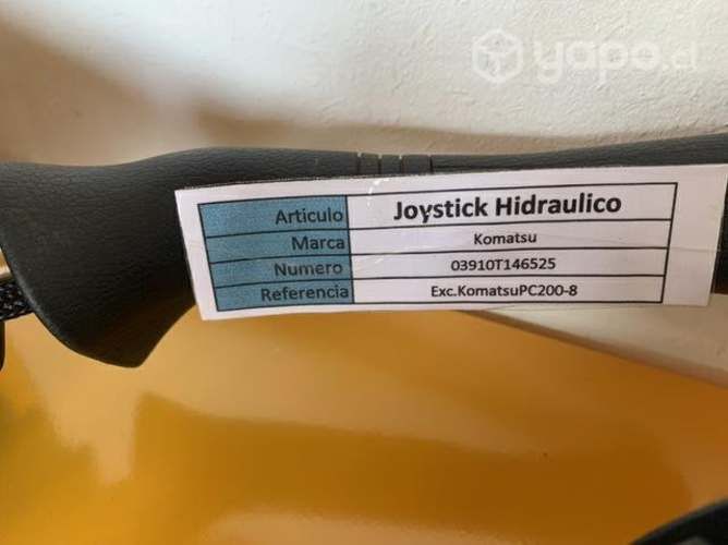 Joystick excavadora impecable estado
