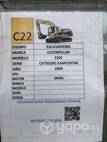 Bomba hidráulica Caterpillar 320C buen estado