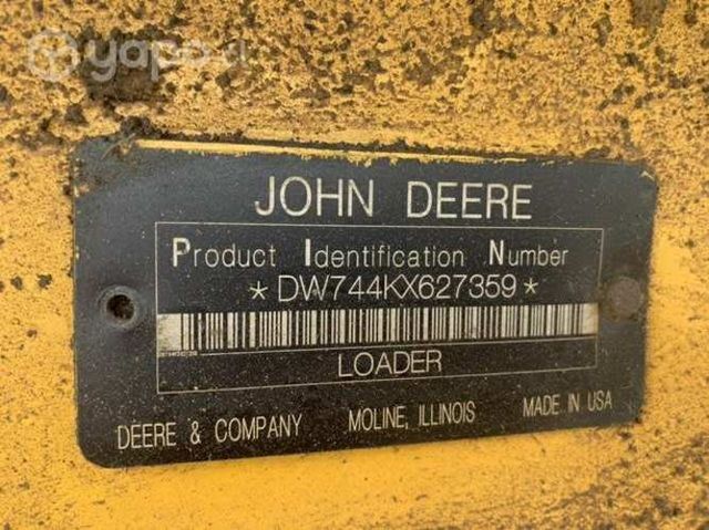 Cargador Jhon Deere 744K diferencial trasero
