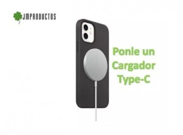 Cargador Inalambrico Para iPhone Entrada Type C
