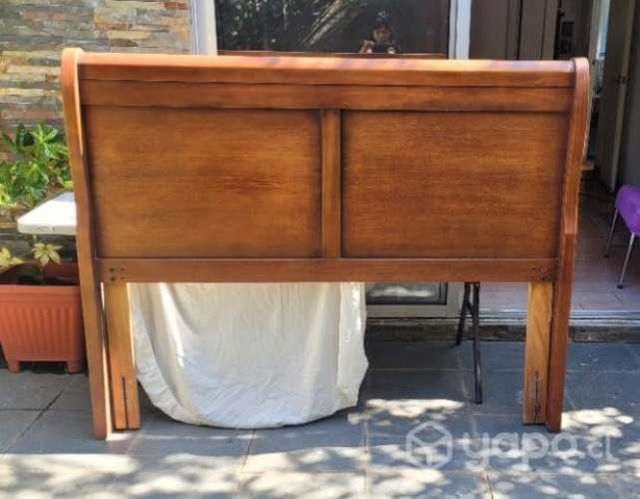 Respaldo Cama King madera maciza