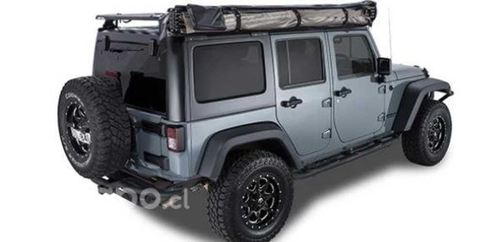 Toldo lateral para auto tipo abanico 270 grados