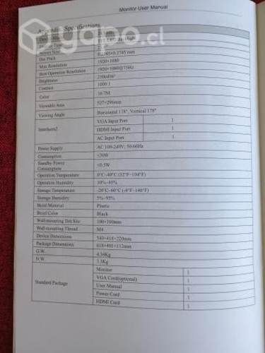 Vento Monitor 24 pulgadas Hikvision nuevo