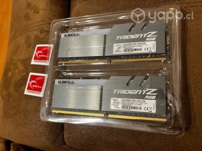 G Skill Trident z RGB 2x8 Gb 3200mhz DDR4 Memoria
