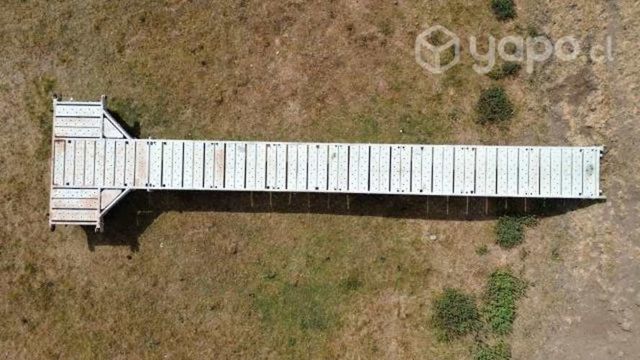 Muelles fijos y flotantes de acero galvanizado