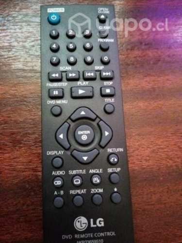 Control remoto dvd LG