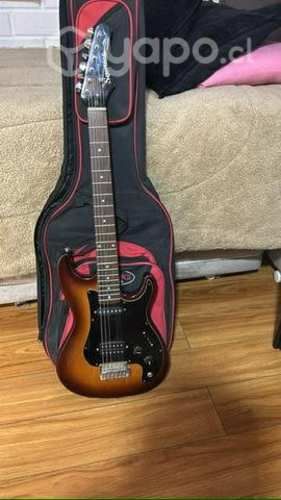 Guitarra eléctrica samick con amplificador