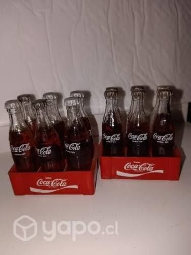 Botellas miniaturas coca cola