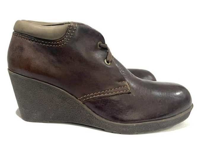 Botín Taco Chino 100% Cuero Marca 16 Hrs N*39 Café