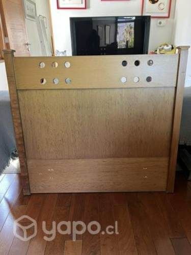 Respaldo 1,5 plazas madera