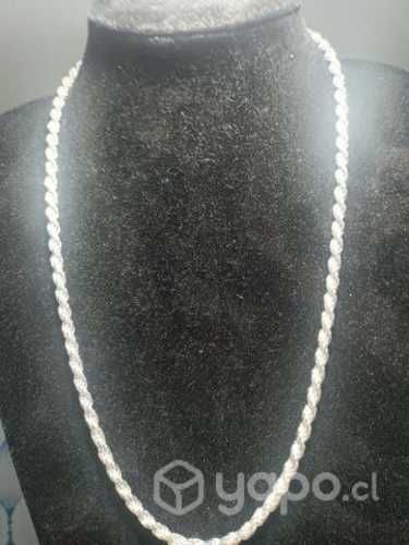 Cadena/collar Turbillon Plata ley 925