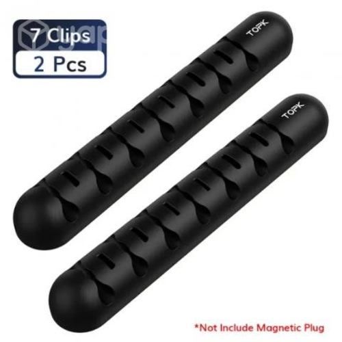 Organizador Cables De Goma 2 Unidades