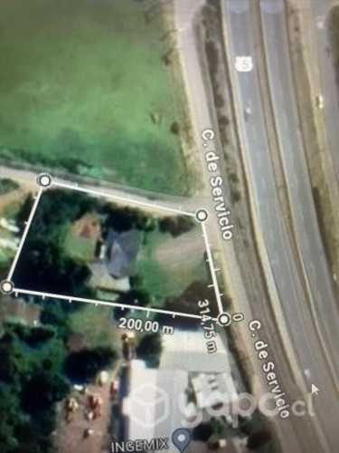 Terreno con casa sector metrenco