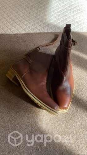 Zapato de Huaso cuero