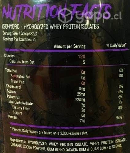 Hexacore IsoHydro 5 libras proteina