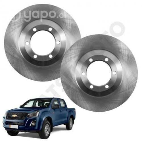 Jgo. Discos Freno Chevrolet DMAX 2.5 2015 al 2019