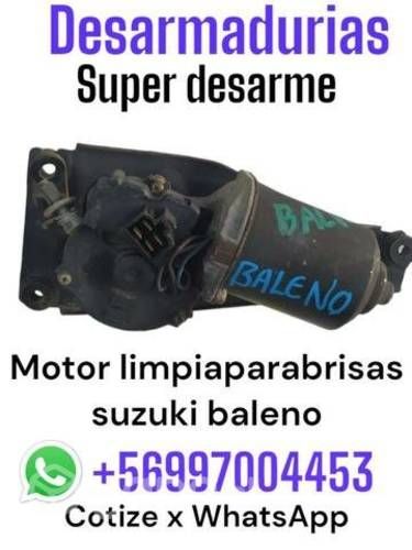 Motor limpiaparabrisas Suzuki baleno desarmaduría