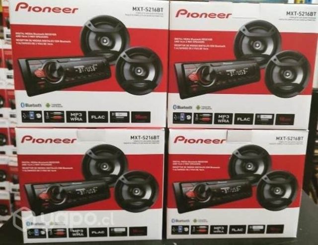 Kit pioneer radio parlantes