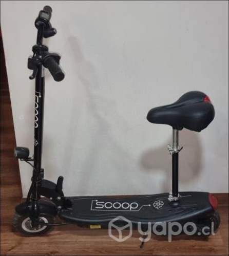 Scooter Eléctrico Scoop c/ Silla plegable p/100kg