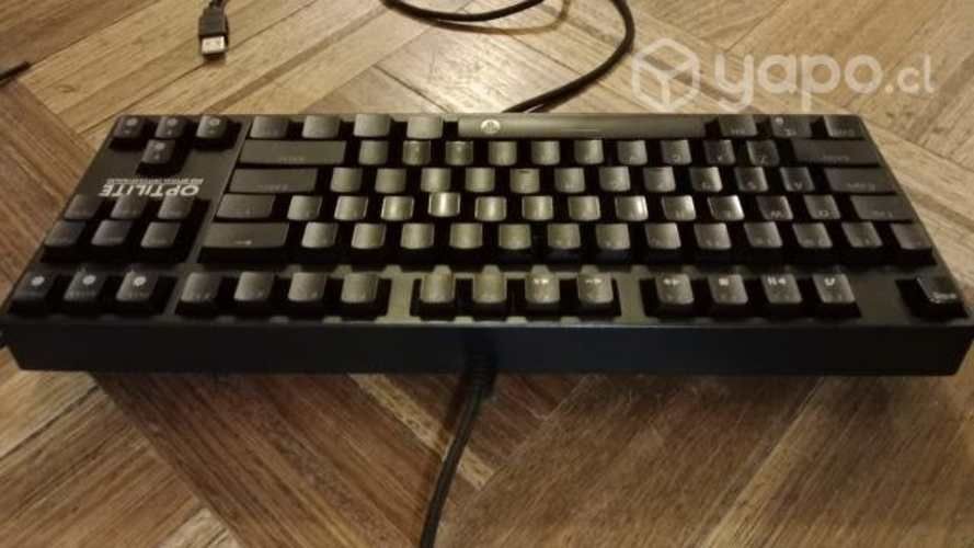 Teclado mecánico switches opticos