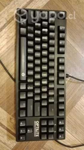 Teclado mecánico switches opticos