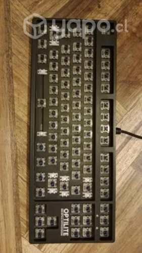 Teclado mecánico switches opticos