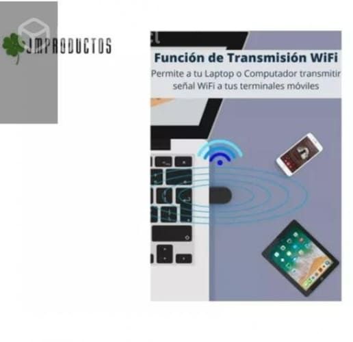Adaptador Transmisor Usb 2 En 1 Wifi + Bluetooth P