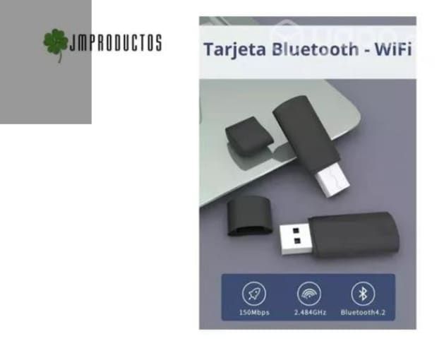 Adaptador Transmisor Usb 2 En 1 Wifi + Bluetooth P