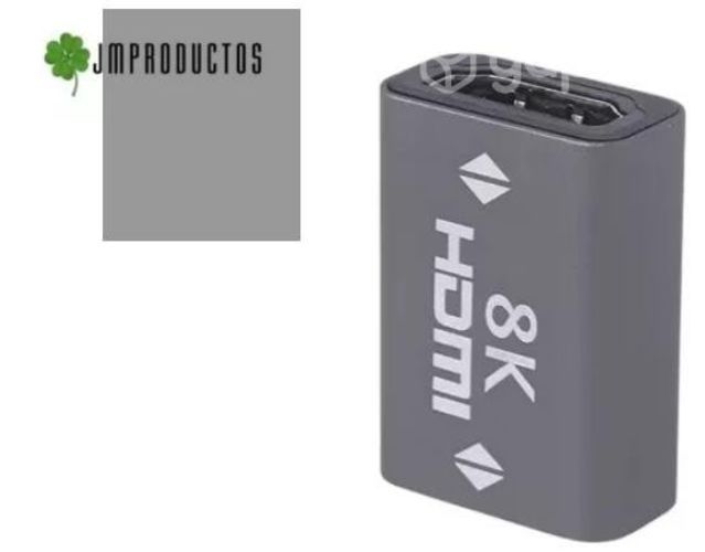 Adaptador Extensor Copla Hdmi 8k 60hz Doble Hembr