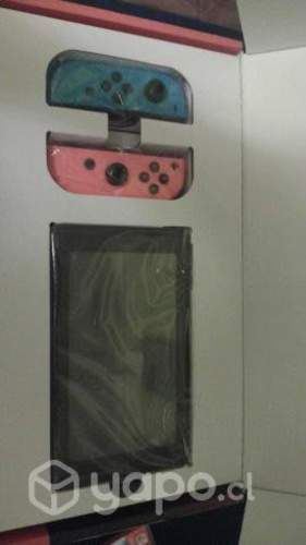 Nintendo switch v2 + lámina de vidrio