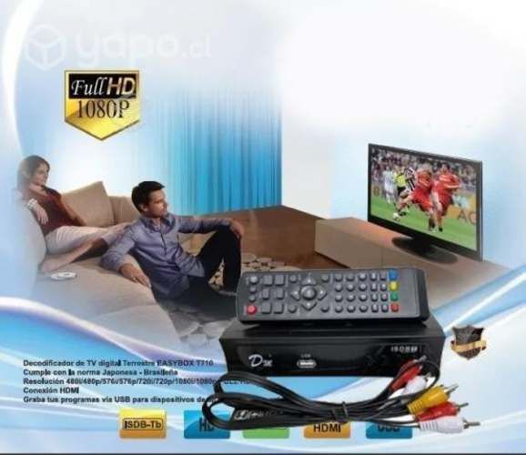 Sintonizador Decodificador TV Digital HD ISDB-T