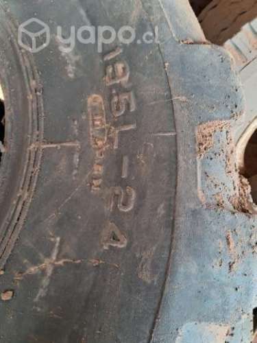 2 Neumaticos Retroexcavadora 19,5 L 24 + n 12,5/80