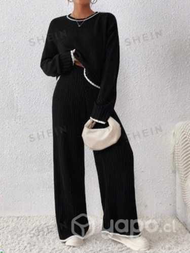 Nuevo conjunto tejido Shein
