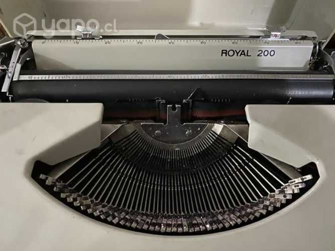 Maquina de escribir royal 200