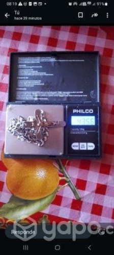 Cadena con crucifijo y cristo de oro