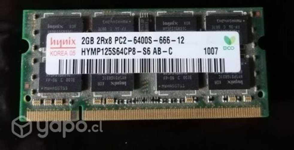 Memoria ram notebook