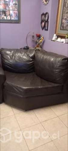 Sillon esquinero cuero