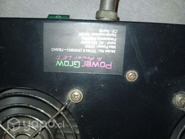 PACK INDOOR LED Hi POWER LED TITAN 6 + CARPA 60 X6