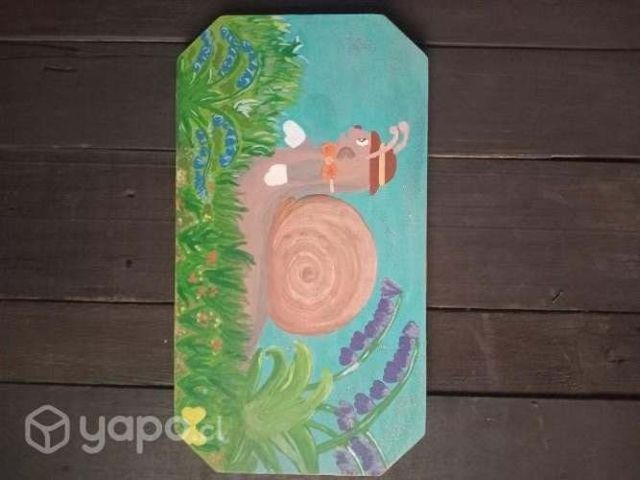 Cuadro Paisaje pintado a mano