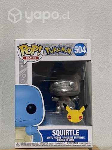 Funko pop squirtle silver #504