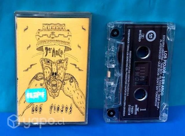 Cassette Los Piojos "3er Arco"