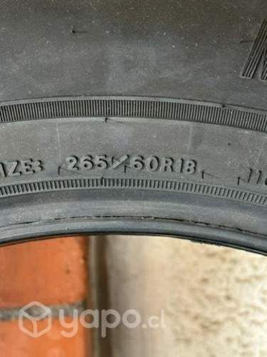 Neumáticos Goodyear 265/60/18