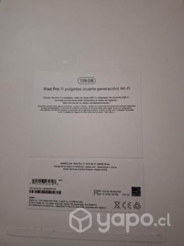 Ipad pro 11 4th gen, apple pencil 2