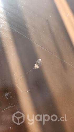 Venta Mesa de madera/acero + 2 banquetas