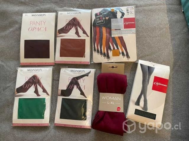 Set 7 pantys de invierno, colores