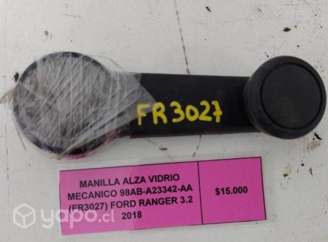 Manilla Alza Vidrio Mec (FR3027) Ranger 3.2 2018