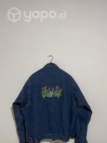 Chaqueta de mezclilla (Azul)